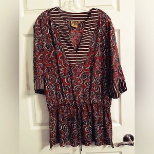 Tory Burch | Tory Burch Silk Tunic | Color: Orange | Size: XS/ S